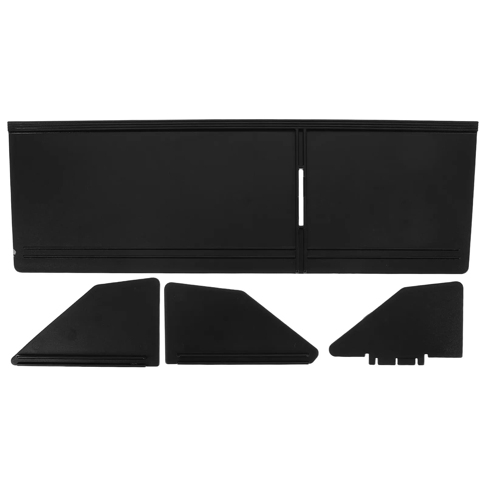 Organizer in Plastica per Console Centrale Auto, Vassoio Portaoggetti per Cruscotto, Divisorio per Cambio Marcia, Facile Installazione, Salvaspazio