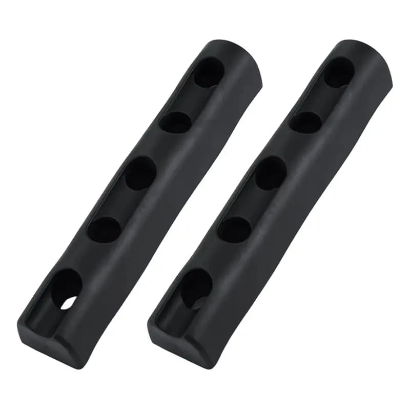 ABHS-2 Pack Heavy Duty Dock Line Snubber For 13/16"-7/8" Rope Rubber Marine Boat Mooring Anchor 5 Hole Design Shock Absorber