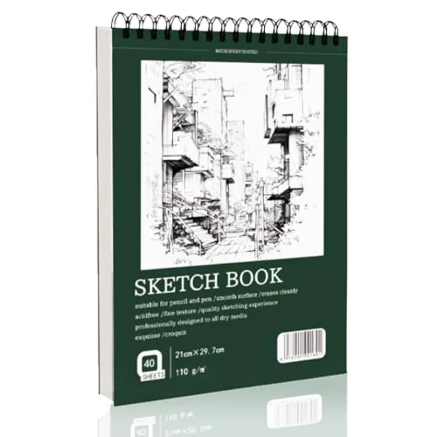 Spiral Art Creation Sketchbook Drawing Paper Notebook Sketch Books Pads for Drawing