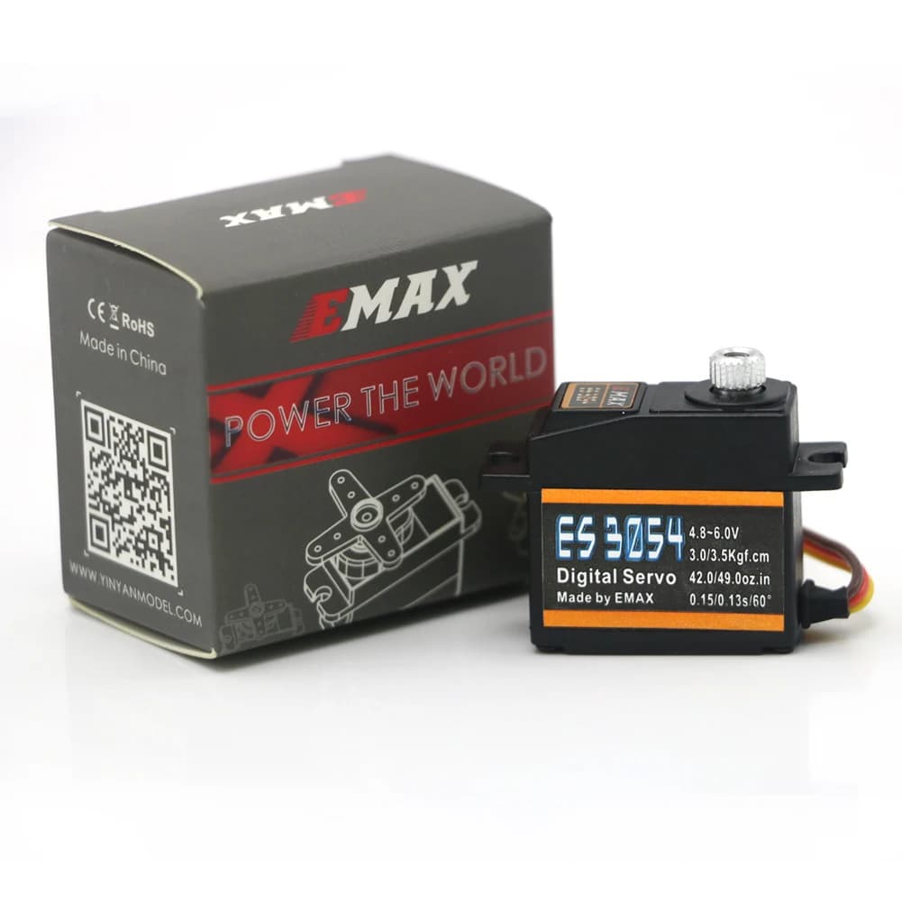 4 pz Emax ES3054 Servo 17g 3.5kg 0.13sec 23T Metal Gear Digital RC Servo Per RC Aereo Aggiornamento ES3154
