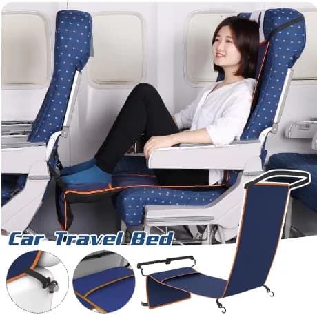 Amaca da viaggio per poggiapiedi, supporto per gambe per adulti e neonati, per letto in aereo, treno, autobus, auto, amache da viaggio per riposare piedi e gambe
