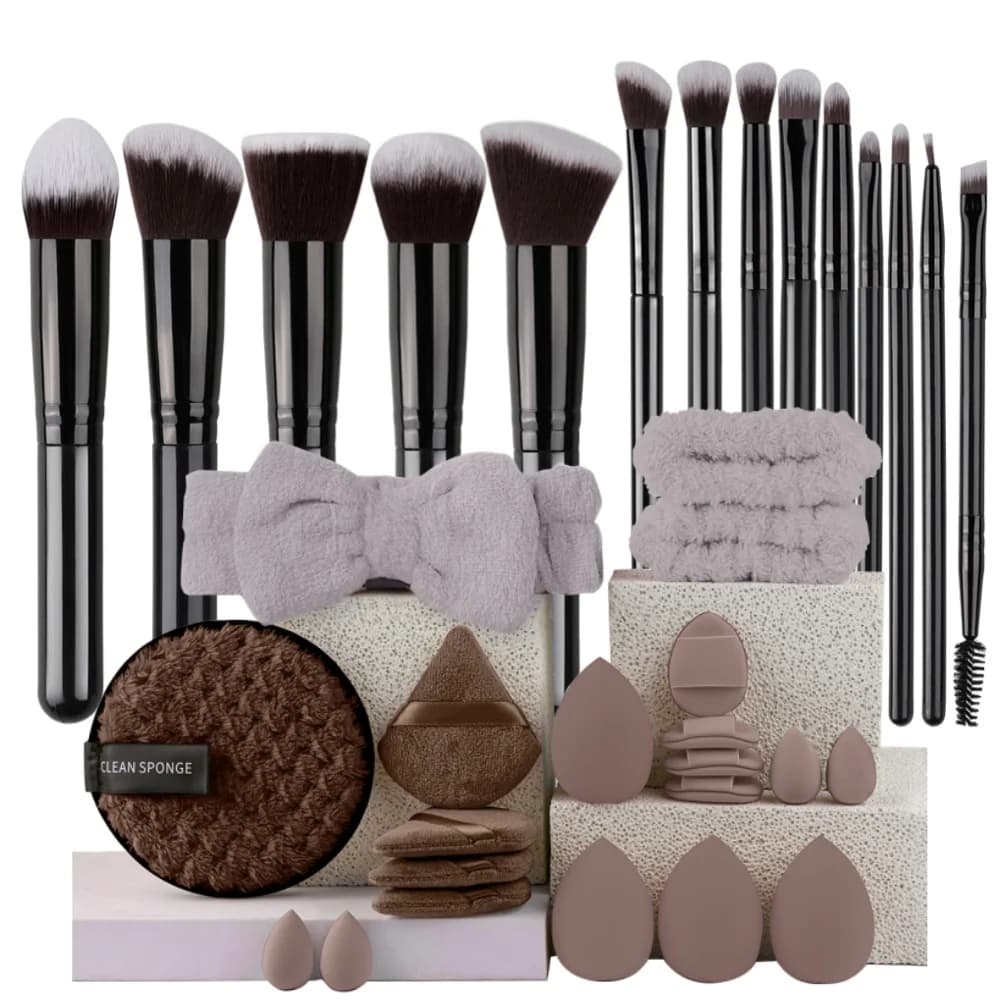 New 14PCS Makeup Brushes Set Background Umbrella Evidence Blush Corrector Female Beauty Tool Blowjob Beauty Sponges Polish Blowjob