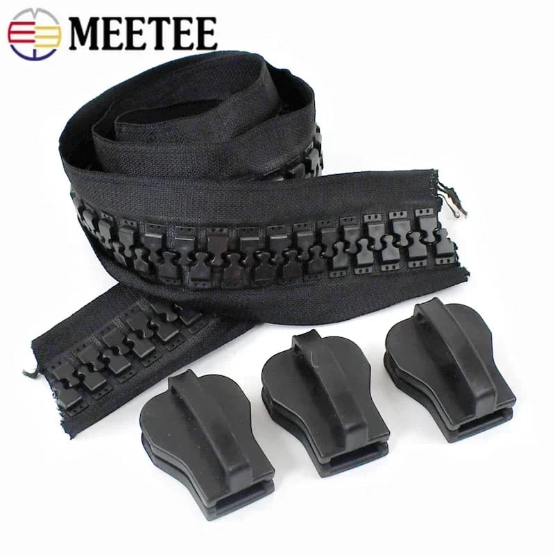 30 # cursore con cerniera per tenda con cerniera in resina Extra Large chiusure per cucire cerniere Kit di riparazione borse cerniere per cavoli accessori per la testa di trazione