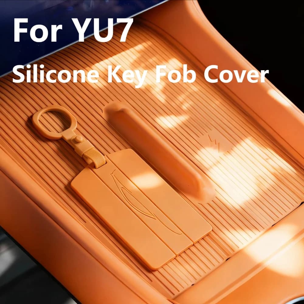 Custodia Protettiva in Silicone per Chiave Auto NFC Xiaomi SU7 YU7, Cover per Telecomando e Portachiavi