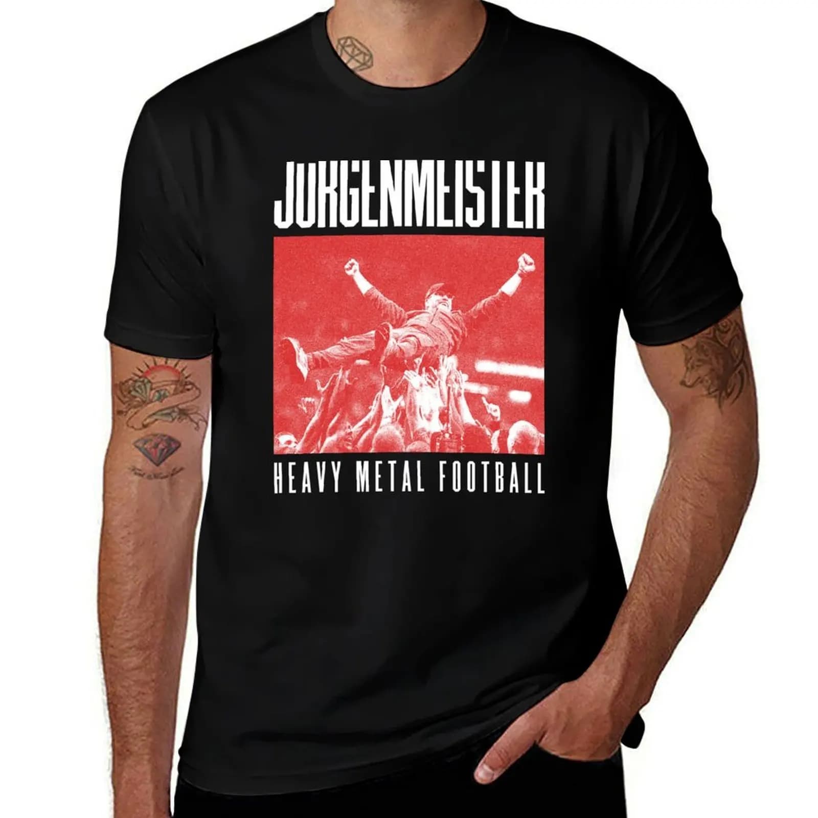 Football T-shirt Forever Heavy Metal, Sports Clothing for Men