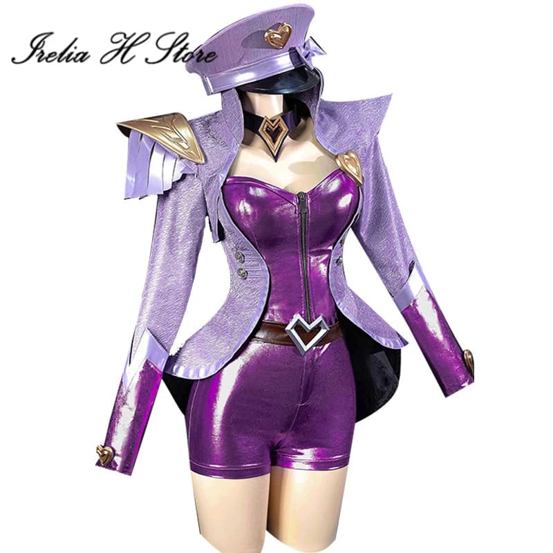 Irelia H LOL Popstar Ahri Costume Cosplay Donna Halloween Cosplays Gioco Anime Body sexy