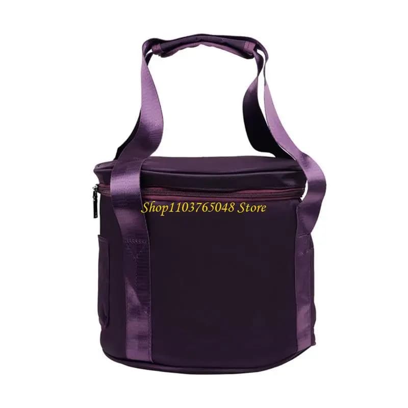 R53E Thicken Yoga Singing Bowl Bag Portable Padded Carry Cases Bag Easy to Use