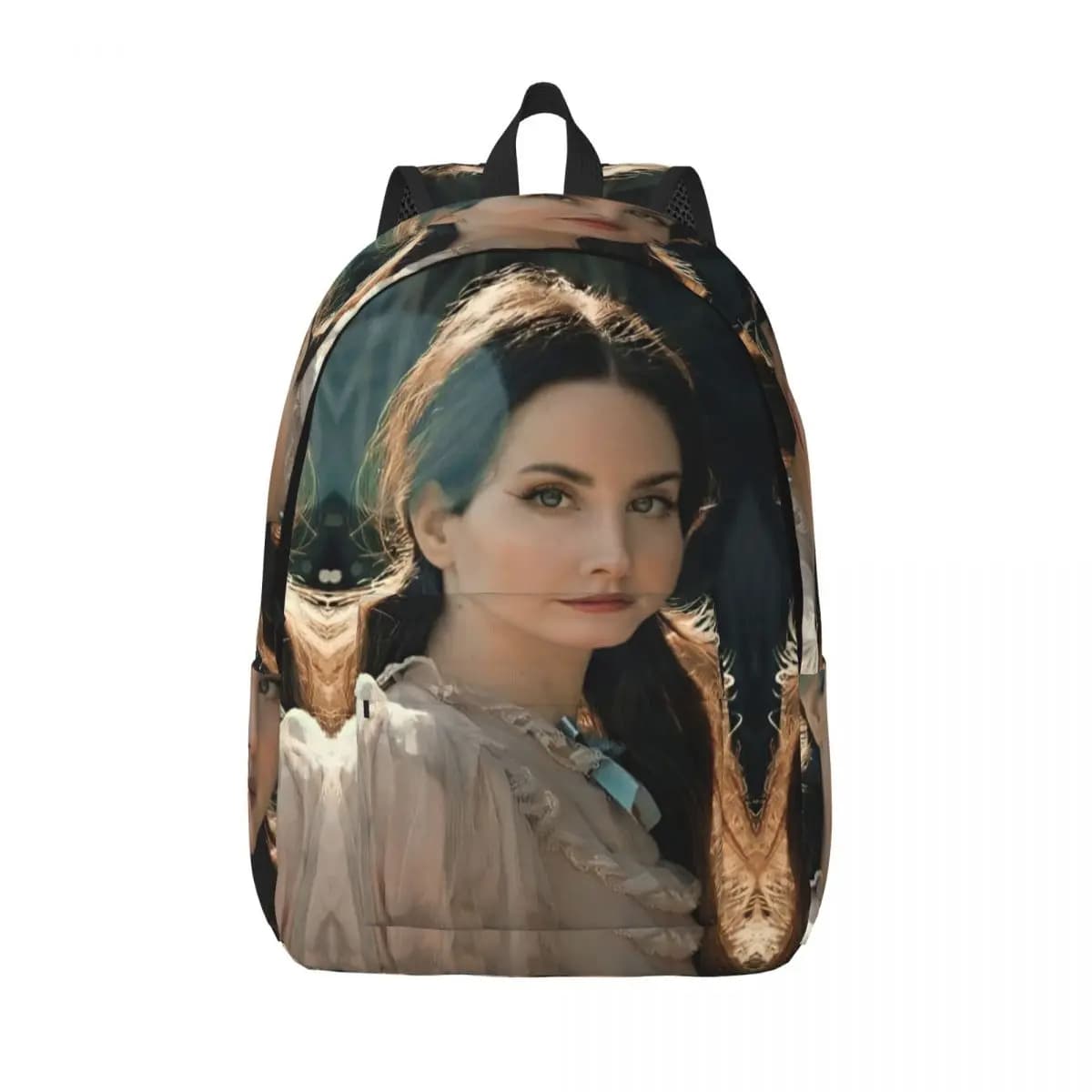 Zaino per cantante americana Lana Del Rey Zaino per studenti delle scuole elementari superiori Cultura pop Musica Bookbag Zaino per adolescenti con tasca