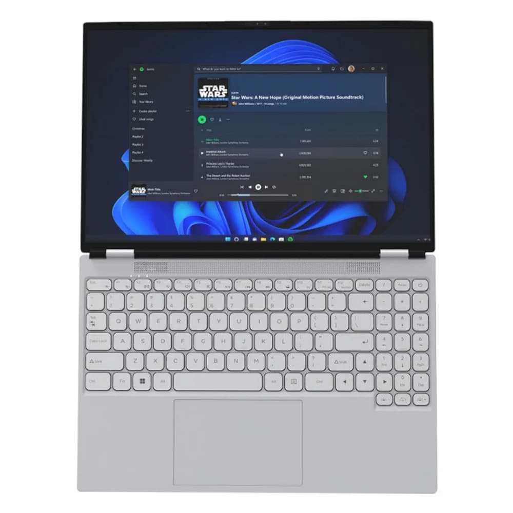 Notebook Aziendale con Face ID, Display IPS da 16 Pollici, Windows 11 Pro, Processore Intel N95 Quad-Core, 8GB/16GB/32GB RAM, Archiviazione SSD