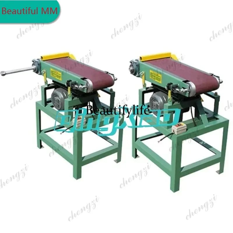 M138 Asmt Bench Vertical Horizontal Belt Sander Wood Metal Stainless Steel Polishing Grinding Wire Drawing Machine Heavy Duty