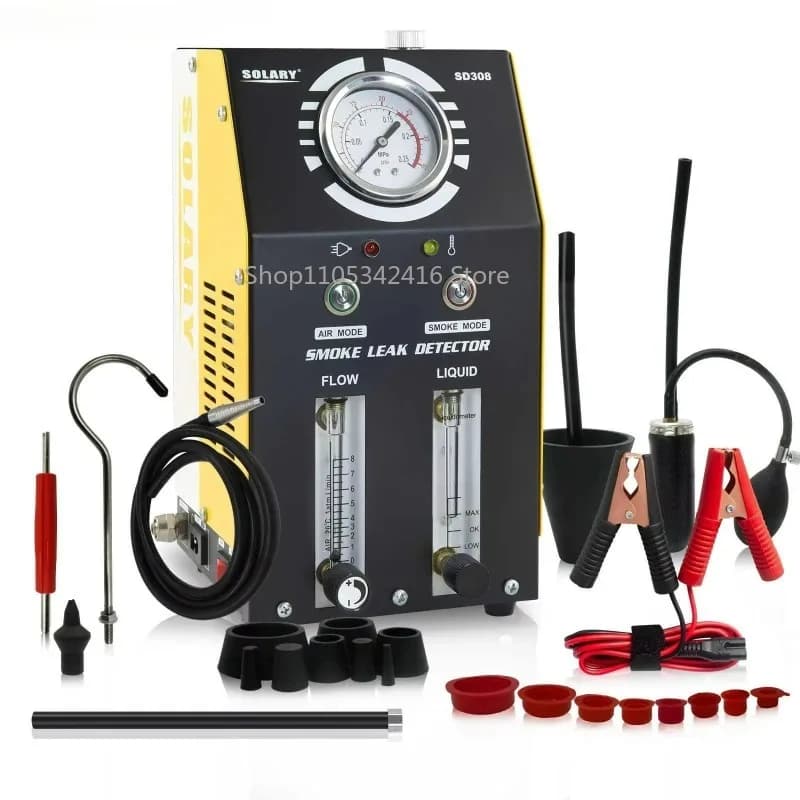 SD308 DC12V Macchina per Fumo EVAP Automobilistica, Rilevatore di Perdite del Sistema di Scarico e Tester Diagnostico per Vuoto Auto