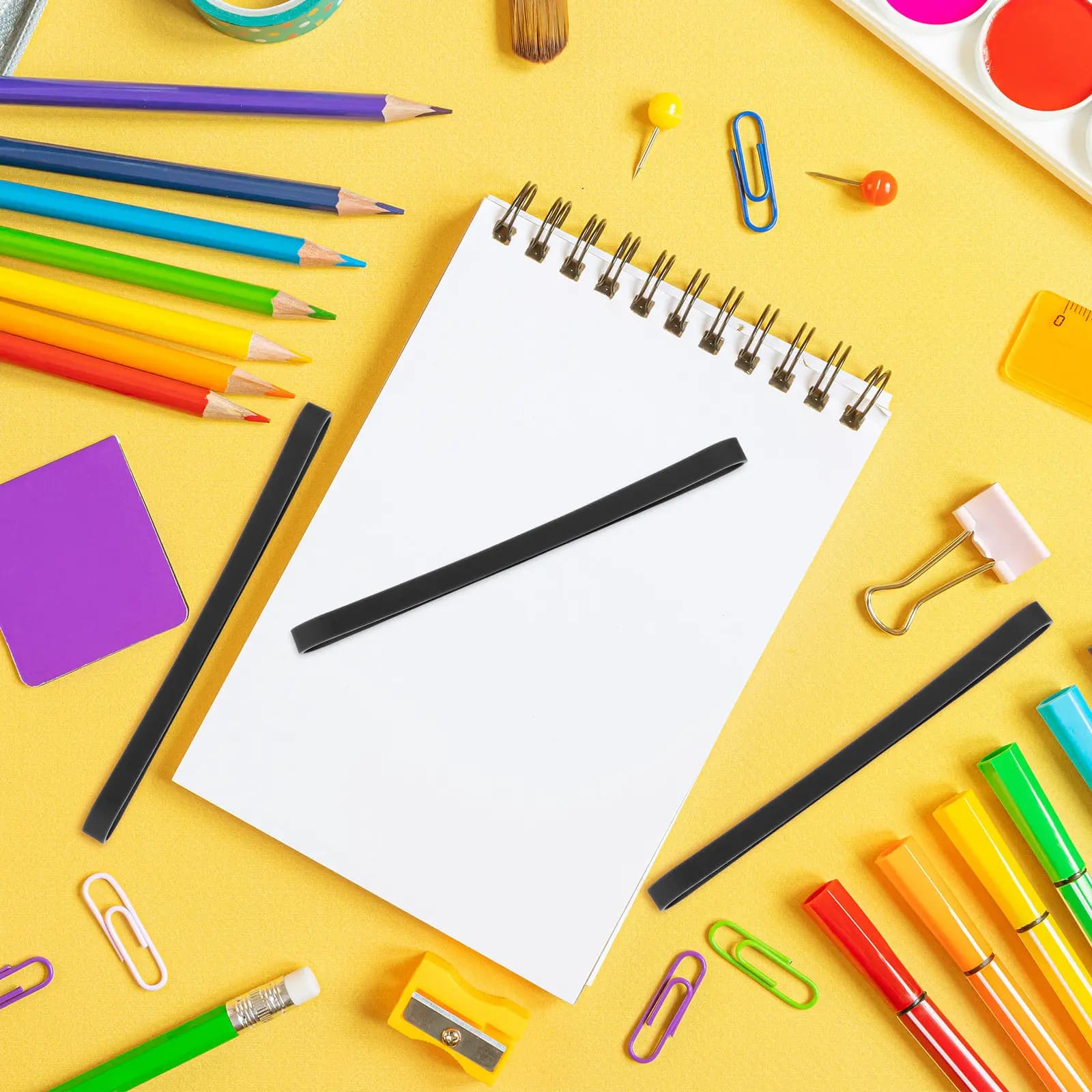 20 Pezzi Fascette Elastiche per Planner, Chiusura per Diari, Segnapagina in Silicone, Cinghie Estensibili per Quaderni A5, da Viaggio