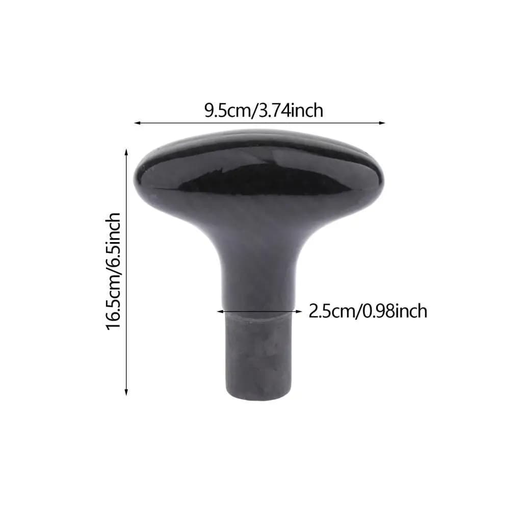 Impugnatura di Ricambio Durevole in Carbonio a Forma di T per Pagaia, Supporto per Asta di Remo da Kayak per Tavola da Surf da 25mm