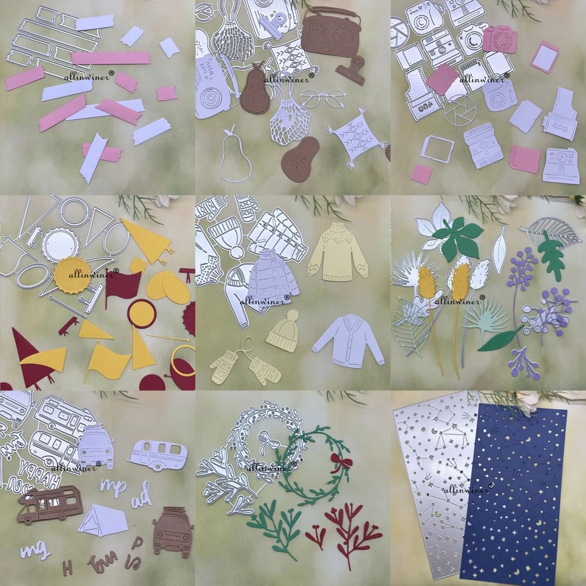 New Christmas series Metal Cutting Dies Stencils For DIY Scrapbooking Decorative Embossing Handcraft Die Cutting Template