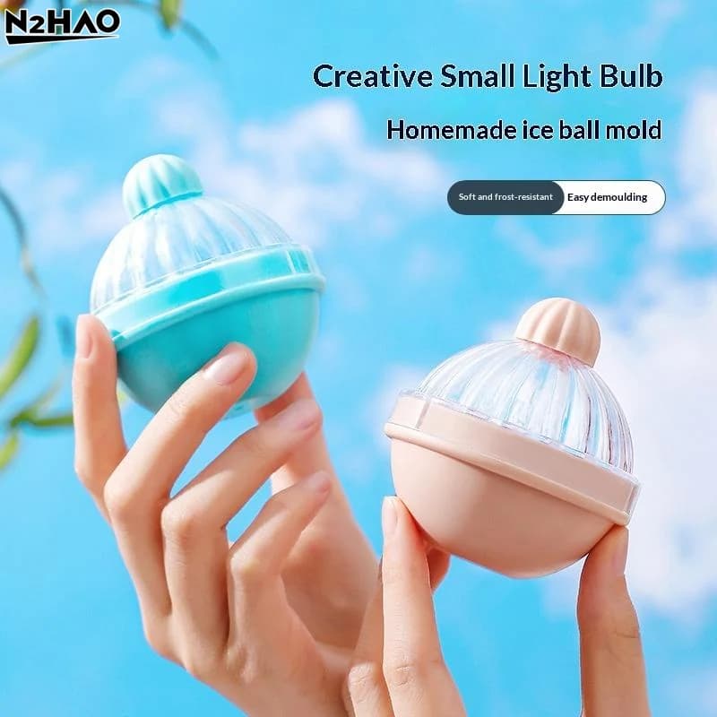 Stampo Creativo per Sfere di Ghiaccio, Stampo per Cubetti di Ghiaccio a Forma di Lampadina, Stampo per Sfere di Ghiaccio per Alimenti, Strumenti da Bar