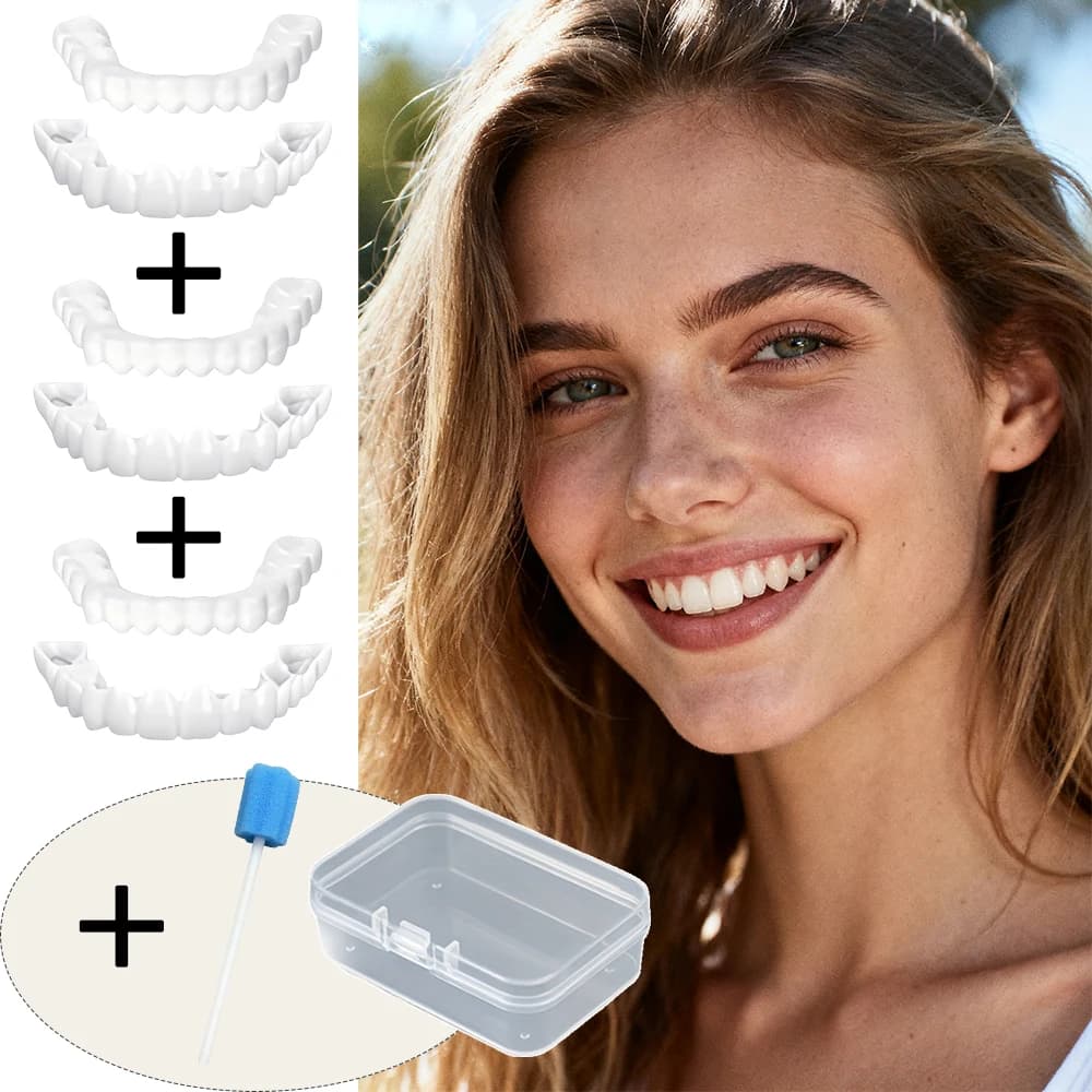 No Staining No Yellowing Teeth Veneers Reusable Instant Smile Whitening Resist Stains and Discoloration H2931