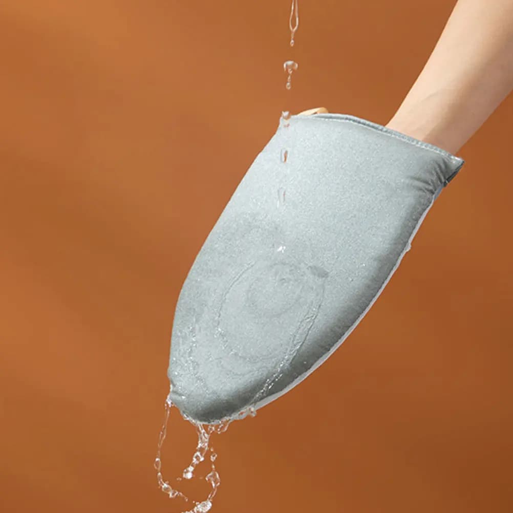 2 Pezzi Guanto Isolante per Stiratura a Mano, Resistente al Calore, Impermeabile, Anti-Vapore, Mini Piastra per Stirare, Essenziale per Casa e Viaggio