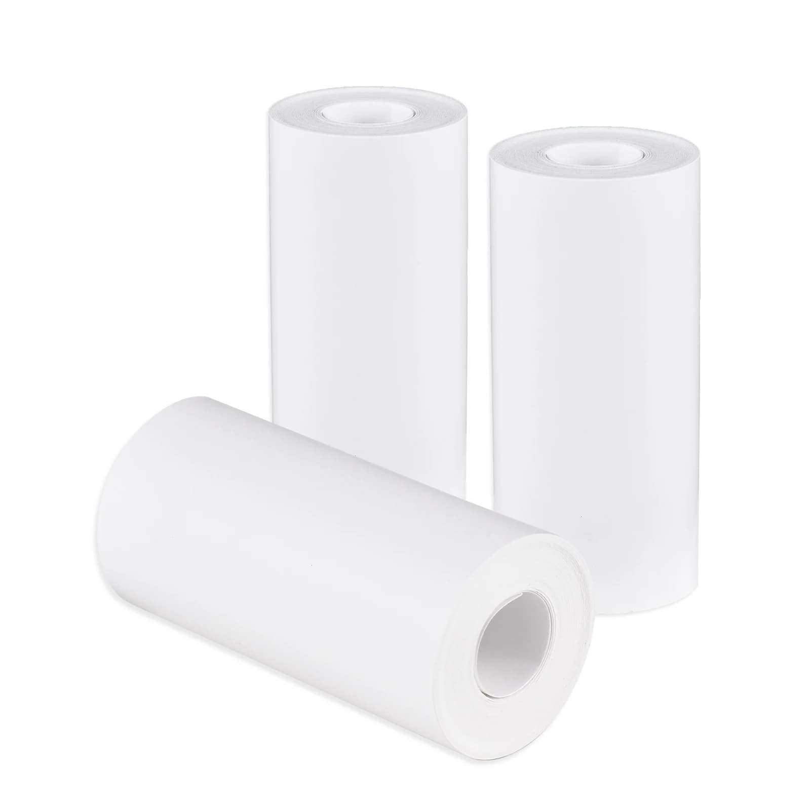 Rotolo di Carta Termica 56mm per Stampante di Etichette, Carta per Stampa Istantanea per Fotocamera per Bambini, Confezione da 3/6/10 Rotoli