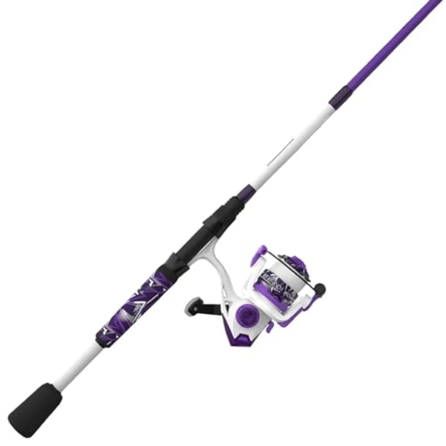 Combo Canna da Pesca e Mulinello Spinning Roam, Canna in Fibra di Vetro, Impugnatura ComfortGrip, Manopola Soft-Touch, Recupero Reversibile