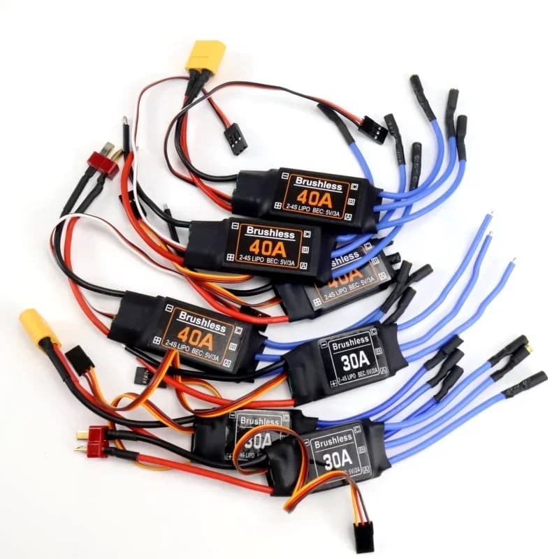 Regolatore di velocità ESC senza spazzole 40A per elicottero RC FPV Quadcopter con motore 5V 3A UBEC F450 F550 S500 30A XT60
