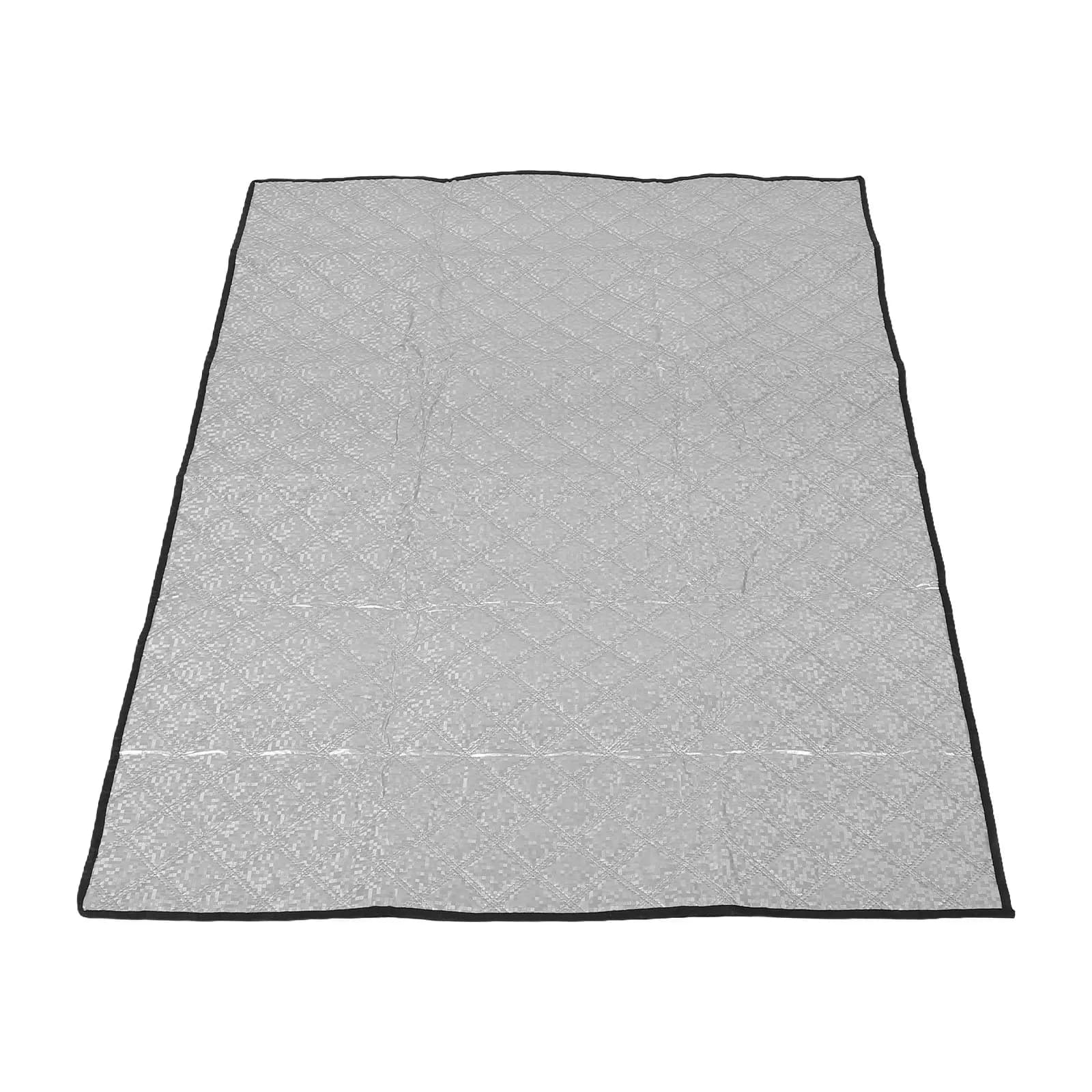63x43.3in Outdoor Freezer Protective Cover Insulated Aluminum Foil Thermal Blanket Chest Freezer Refrigerators Sun Heat