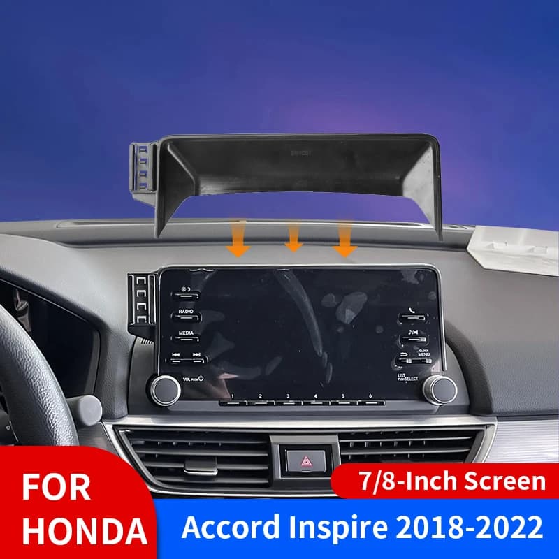 Supporto per telefono cellulare per Honda Accord Inspire 2018 2019-2022 Staffa di navigazione fissa per schermo Accessori per auto di ricarica wireless