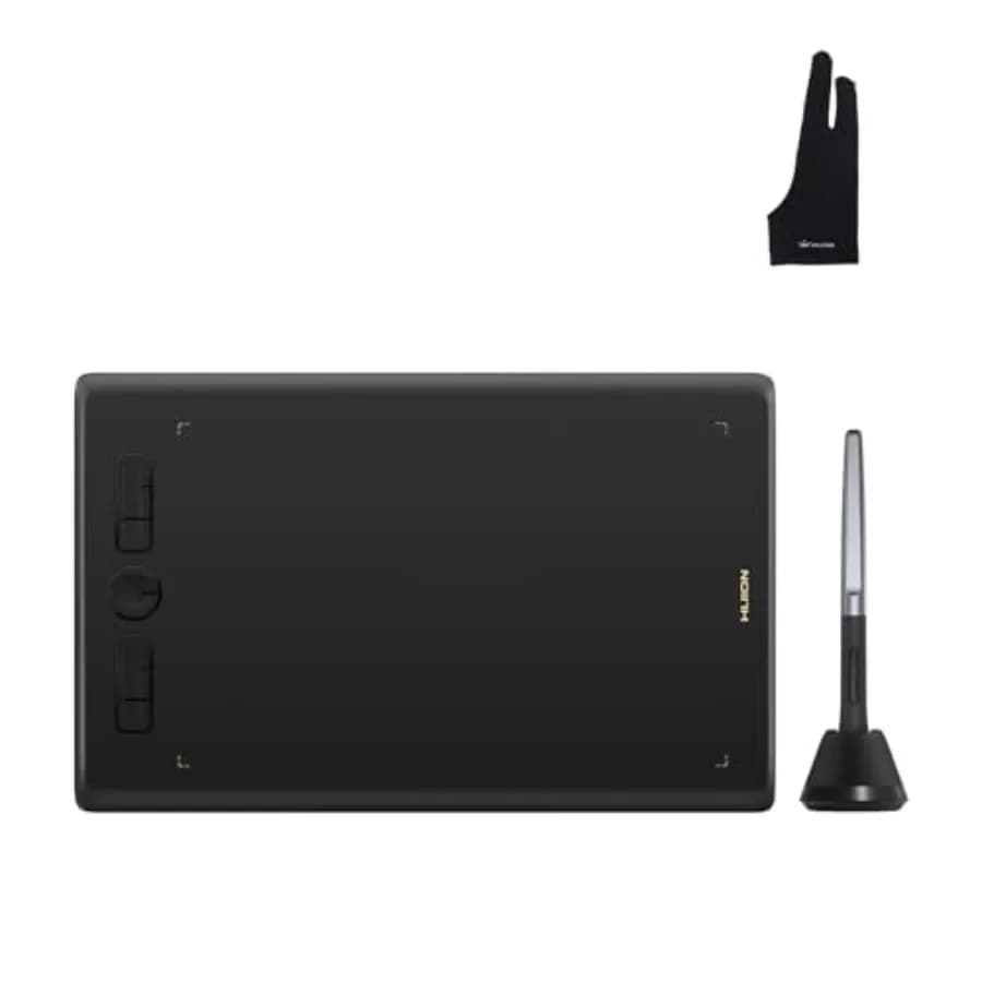Tavoletta Grafica H610X con Funzione Palm Rejection e Guanto per Artisti