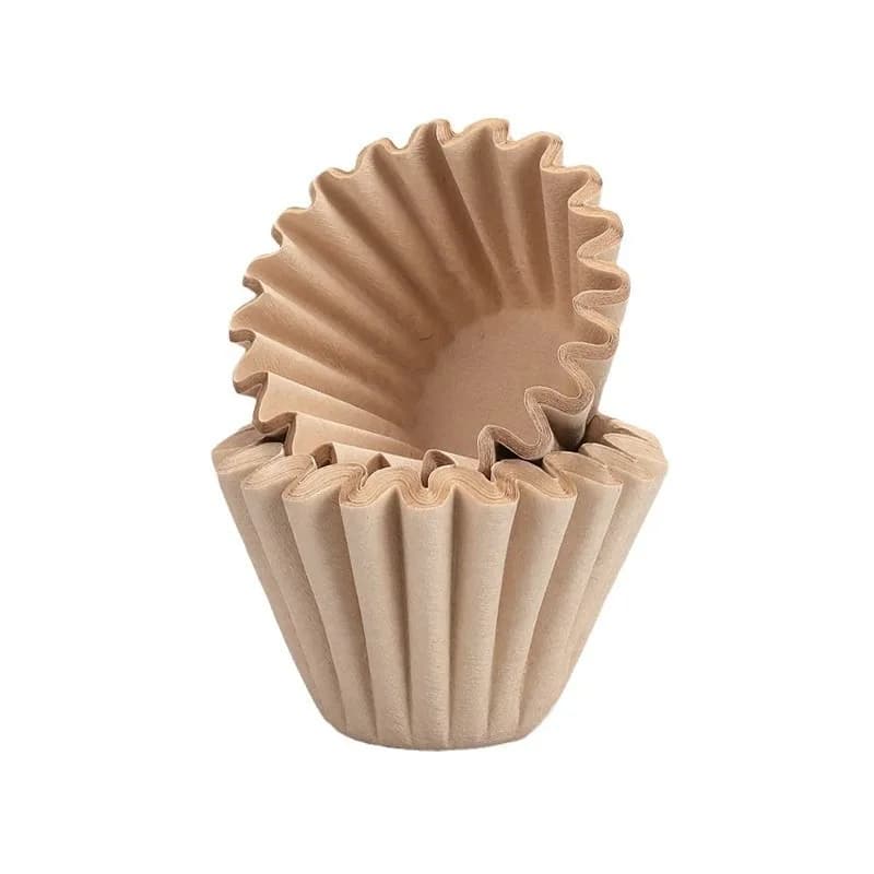 100 Pieces Hand Brewed Coffee Filter Paper Cake Coffee Filter Paper Drip Cup Filter Paper Origami
