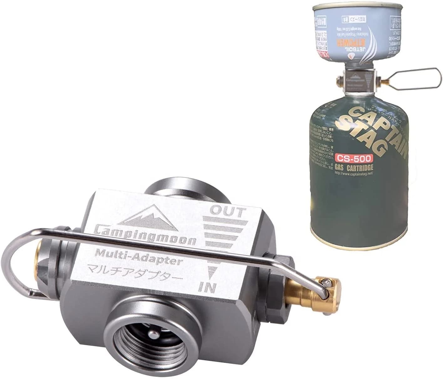 CAMPINGMOON Z15 BKZ15 Outdoor Camping Gas Tank Multi Adapter Pressure Relief Valve Refilling Gas Tank Charging Adapter
