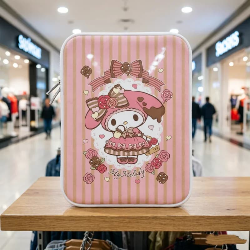 Nuova Custodia Morbida per Laptop Anime My Melody Hello Kitty Kuromi da 10 11 12 13 14 15 Pollici per Macbook Huawei HP - Regalo di Natale