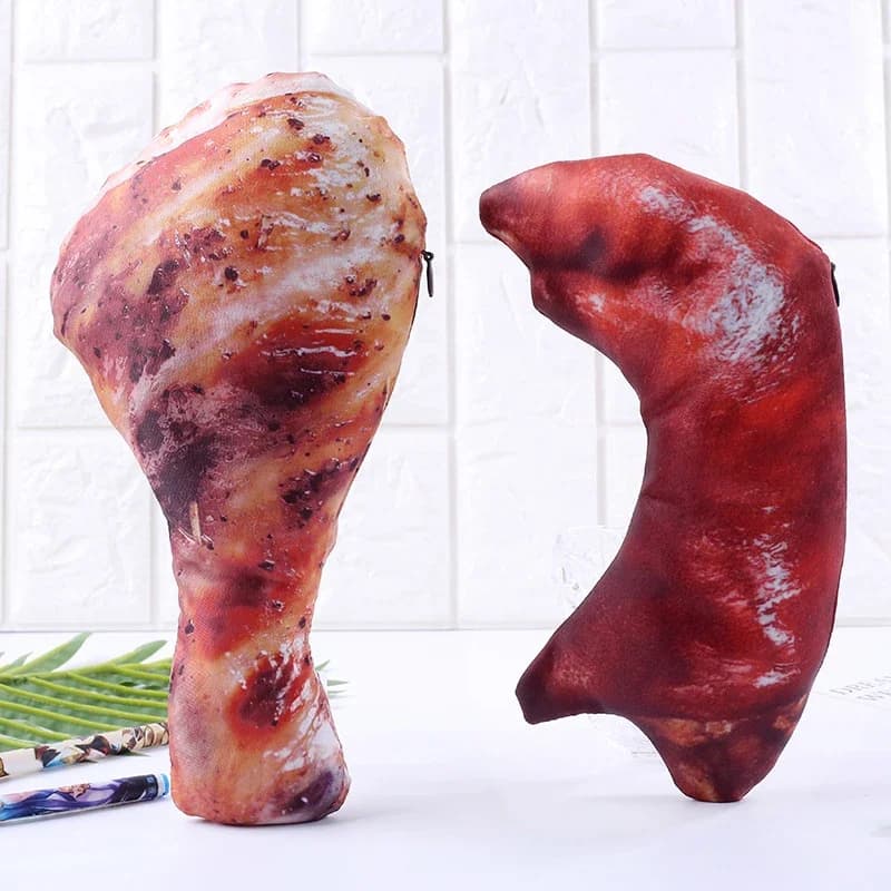 Simpatico astuccio per pesci di simulazione Astuccio per matite con cerniera per cartoni animati Kawaii Borsa di stoccaggio portatile di grande capacità Portapenne per cancelleria