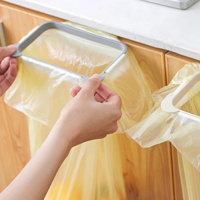 Bidone della spazzatura da cucina pieghevole Bidone della spazzatura appeso Bidone della spazzatura Bidone della spazzatura per supporti per la conservazione della cucina Rastrelliere della spazzatura