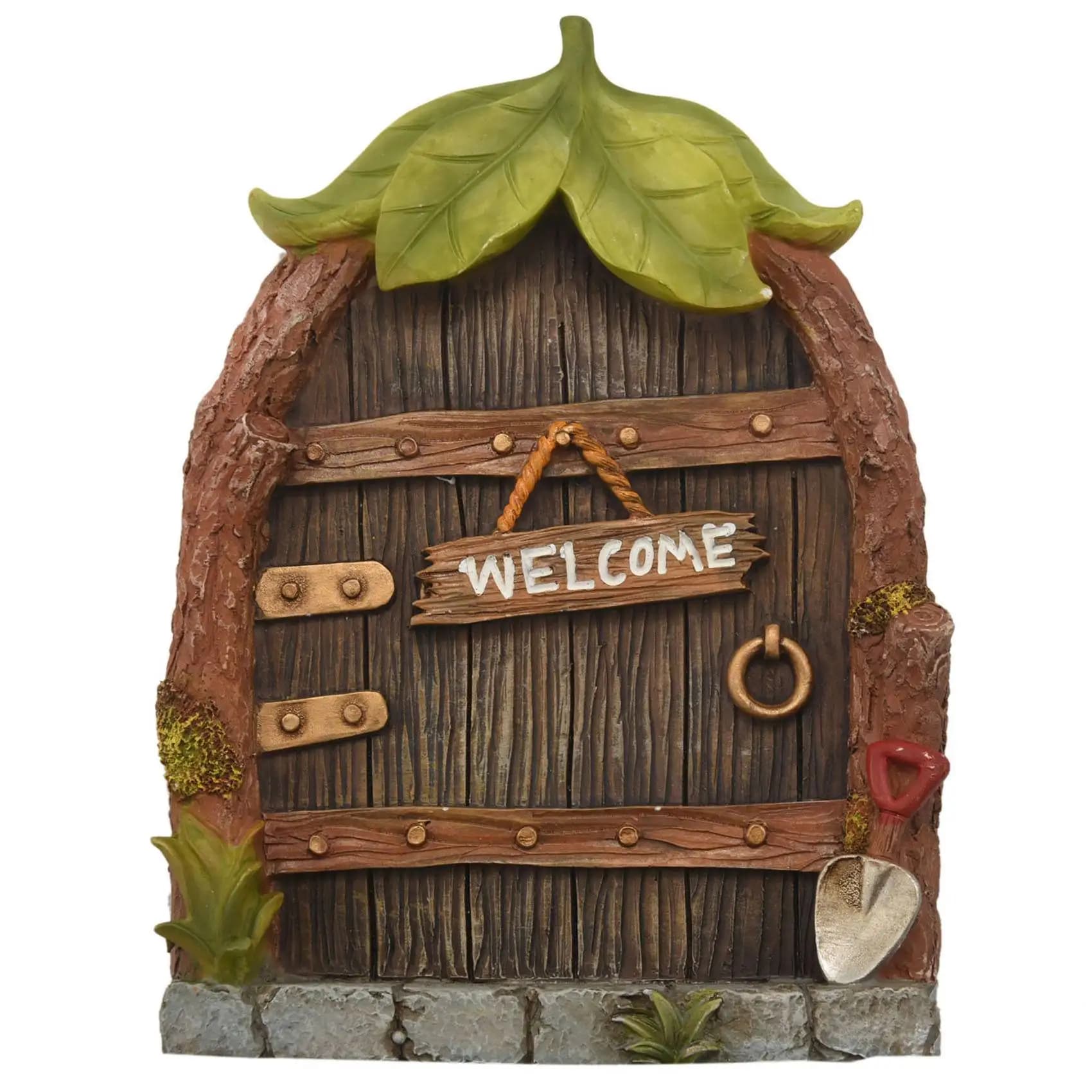 ABNL Mini finestra e porta in miniatura per casa delle fate e dei gnomi, per decorazioni di alberi, decorazioni da giardino, finestra e luce che si illuminano al buio