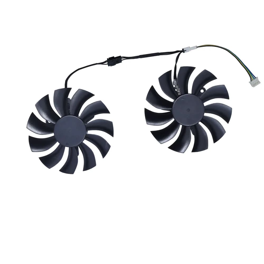 Dispositivo di raffreddamento grafico, ventola della scheda video GPU, per GPU portatile RTX3060M 6 GB, per chip 3070 m 8G, 2 pezzi/set, PLA09215B12H, passo di montaggio 42 mm 98 mm
