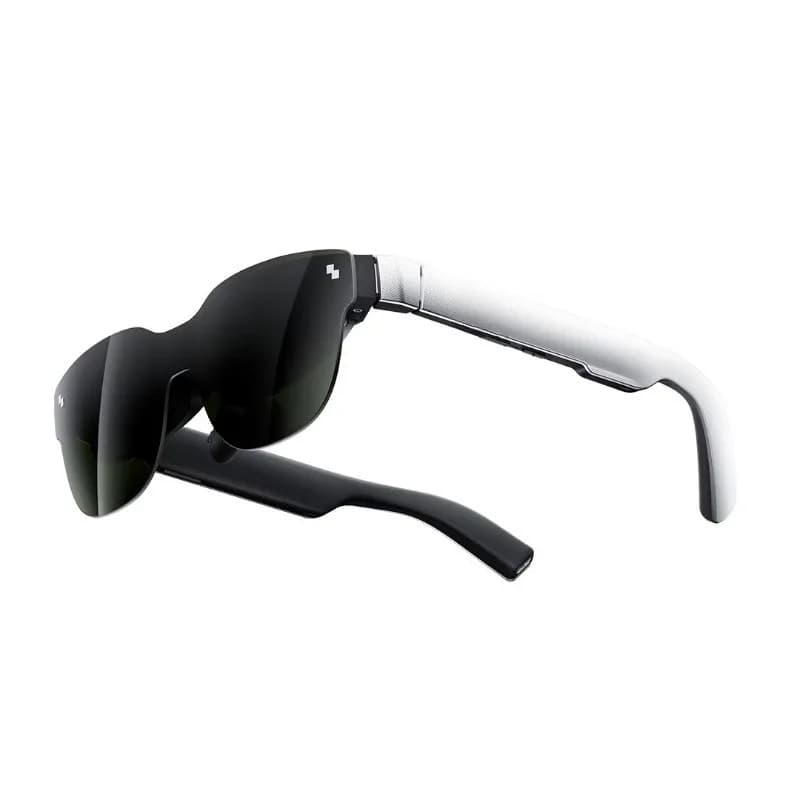 201-inch AR Glasses with 650 Nits Brightness, USB-C Portable Display Glasses for Smartphone PC Game Console