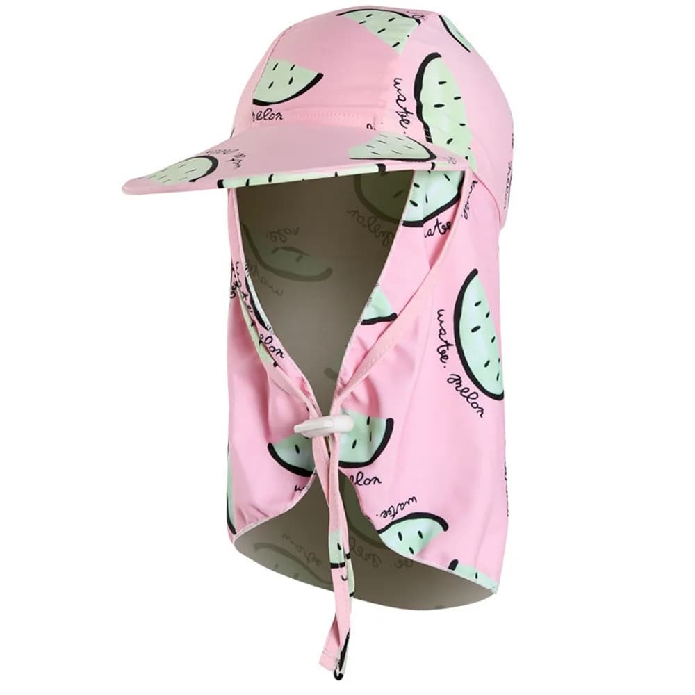 UPF50 Children's Swimwear Large Anti Sand Tent Beach Sun Hat for Kids Windproof Solar Protection Hats with Swim Patt for Boys and Girls