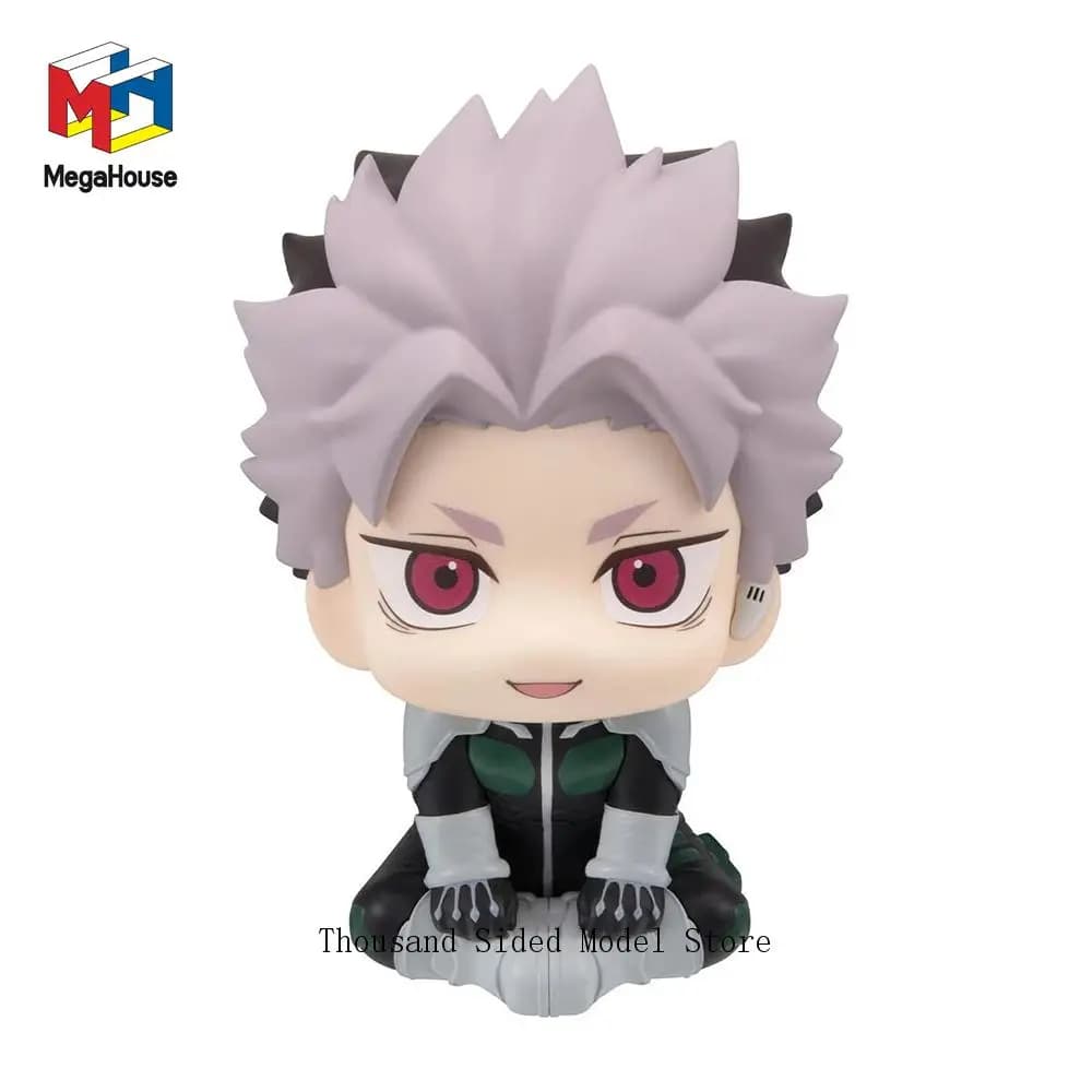 Original MegaHouse Look up Kaiju No.8 Narumi Gen (Yaruki ver.) Action Figure Anime PVC Model Collectible Toys For Boys 11CM