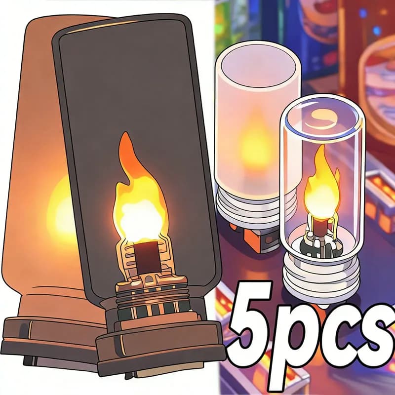 Luce Ambientale per Auto, Illuminazione Notturna, Decorazione per la Casa, Lampada Interna, Striscia LED USB 5V con Effetto Candela Tremolante