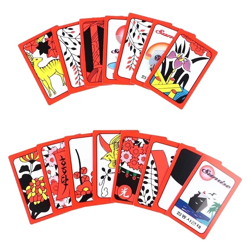 Carte Mahjong Gostop Go Stop Hanafuda, popolare gioco da tavolo coreano giapponese