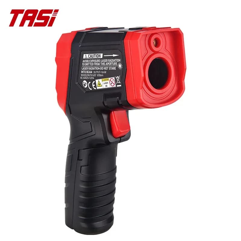 For Maritime Shipping, Digital Thermometer with Custom Laser Infrareds TASI TA606B+ -50 to 480°C, Industrial Use Temperature Controller