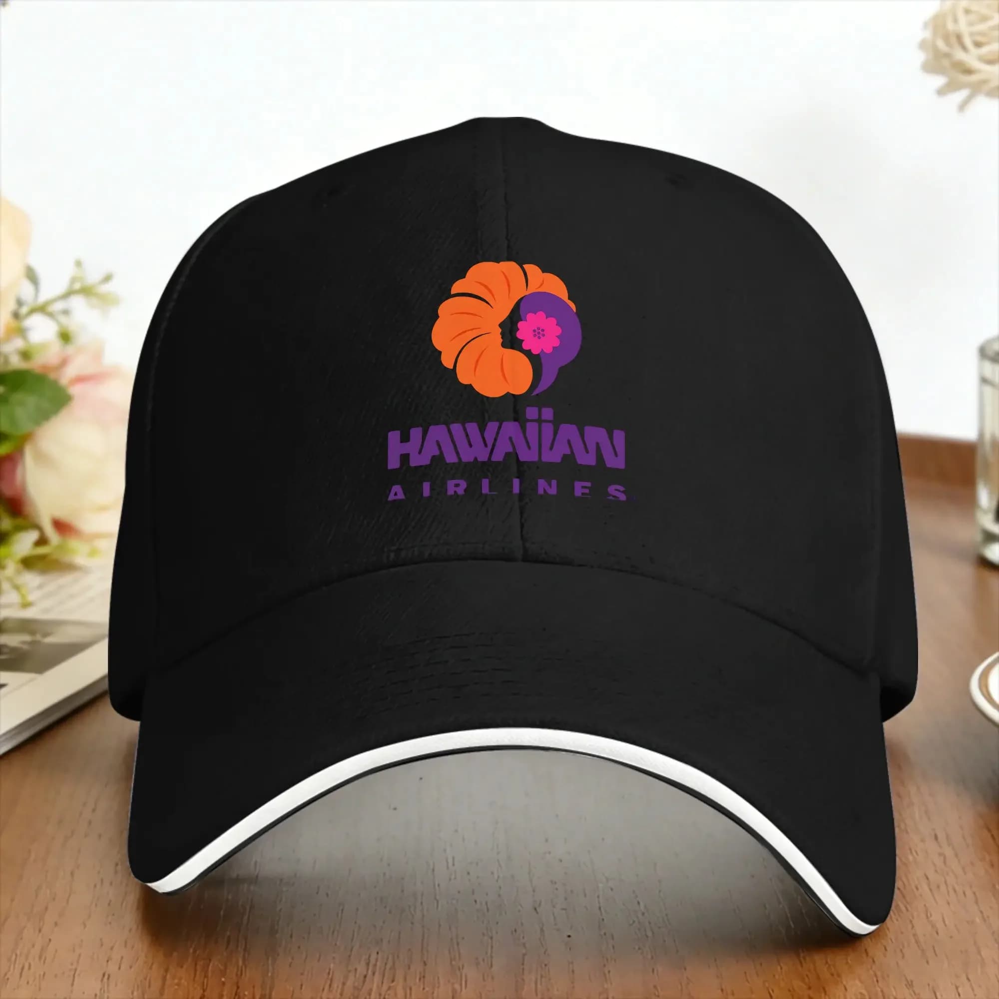 Hawaiian Airlines Travel End Of Southern Casual Baseball Cap Summer Trucker Hat Dropshipping Running Snapback Cap Baseball Caps
