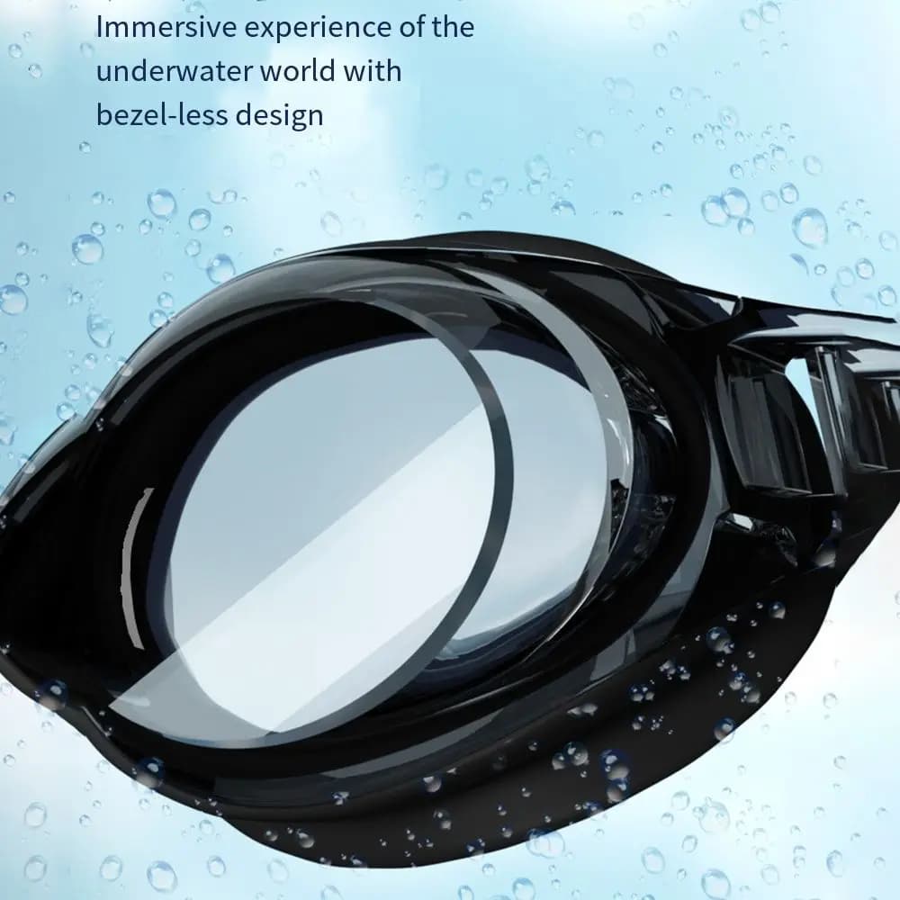 Swimwear 0~-9.0 Mice Swim Glasses Adjustable Quickly Silicone Mirror Frame for Clear Vision