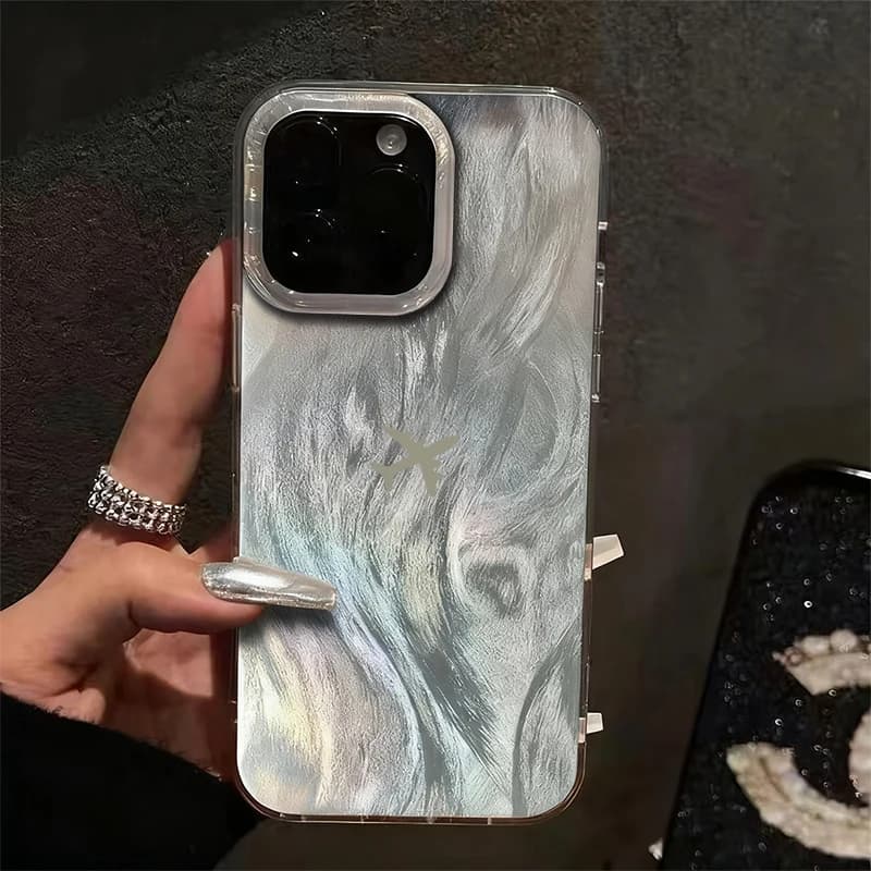 For iPhone 17 16 15 14 13 12 11 Pro Max Minimalist Case Air Design IMD Cover For iPhone XS XR X 7 8 Plus 16E 17 Air Funda
