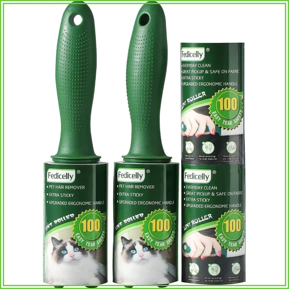 400 Sheets Extra Sticky Lint Rollers for Pet Hair, Clothes, Furniture, Carpet, Dog Cat Hair Remover