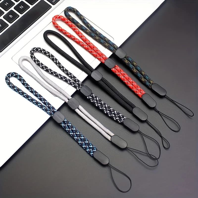 Hot Cell Phone Straps USB Key Short Horn Walkie Talkie Adjustable Wrist Strap Audio Wrist Strap Anti-Smarriage Cord for iPhone