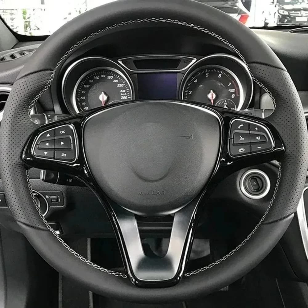 Per Mercedes Classe C E GLC CLA GLA GLC260 W213 X253 X156: Cornice Decorativa per Volante, Copertura, Adesivi e Accessori