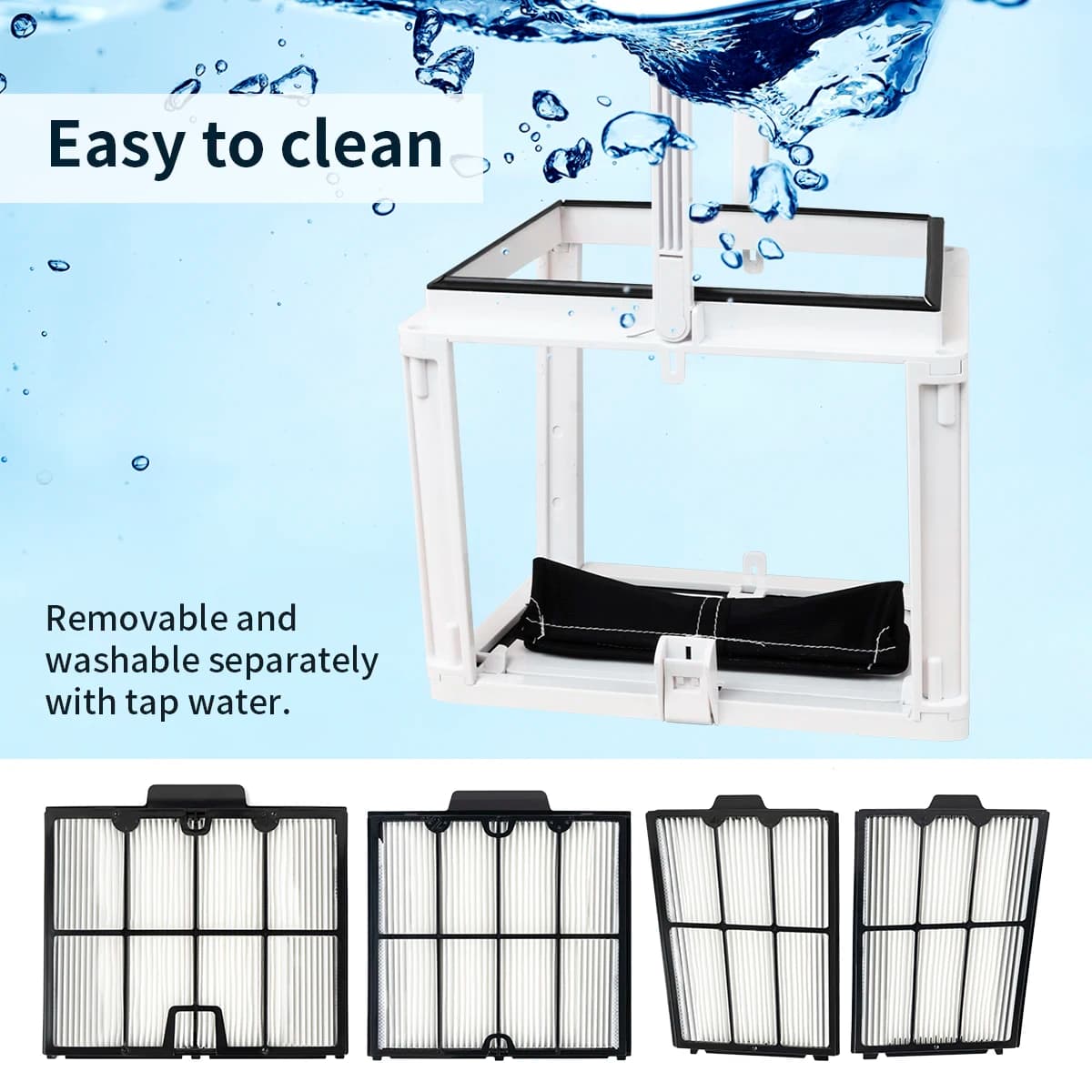 Ultra-Fine / Fine Filter Basket, Ultra-Fine / Fine Filter Panel for Dolphin Robotic Pool Cleaner S50 S100 S200 S300 DX3 DX4 M500