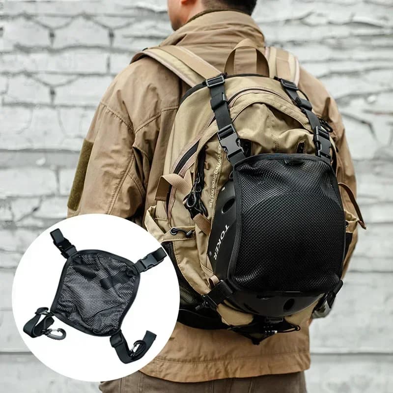 Borsa Tattica per Casco, Custodia Multiuso per Trasporto, Borsa per Caschi da Caccia e Airsoft, Borsa Tattica per Moto con Attacco Multiplo