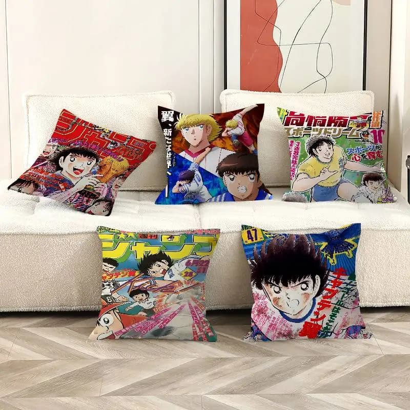 C-Captain T-Tsubasa Pillow Cover Design cushion Cover decor Holiday Decorati