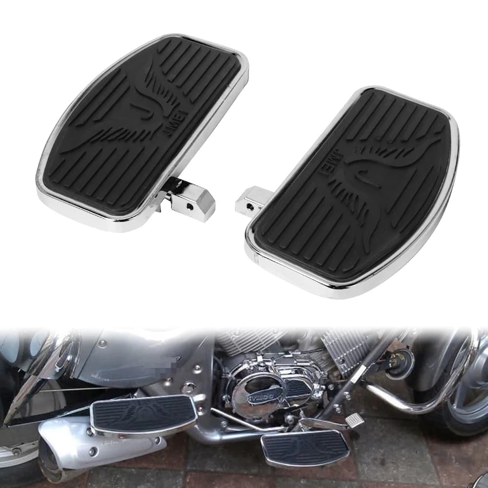 1 paio moto Foot Rider Driver poggiapiedi pedane per universale Honda Shadow VTX 1300 1800 Suzuki Boulevard